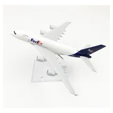 Miniatura Aviao Airbus A380 Fedex Aeronave Comercial Foto mini  2