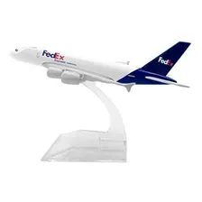 Miniatura Aviao Airbus A380 Fedex Aeronave Comercial Foto  mini 1