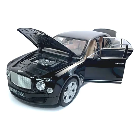Miniatura Bentley Mulsanne Preto Rastar 1/18 Foto 1