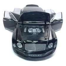 Miniatura Bentley Mulsanne Preto Rastar 1/18 Foto mini 2