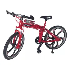 Miniatura Bicicleta Montain Bike Ciclismo Speed Vermelho Foto mini 1