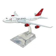 Miniatura Boeing 747-400 Virgin Atlantic - 16 Cm Foto mini 2