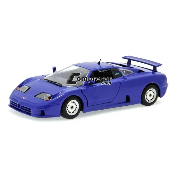 Miniatura Bugatti Eb 110 Azul Bburago 1/24 Foto 1