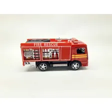 Miniatura Caminhão Bombeiros Fricção Abre Portas Foto mini 2