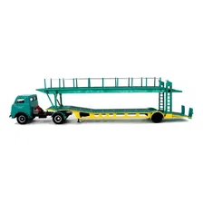 Miniatura Caminhão Carreta Fnm D-1100 1957-73 1:43 Altaya Cor Verde Foto mini 3