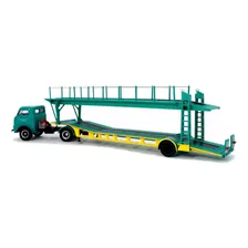 Miniatura Caminhão Carreta Fnm D-1100 1957-73 1:43 Altaya Cor Verde Foto mini 4