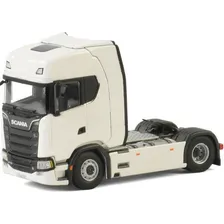 Miniatura Caminhão New Scania S730 - 2021 V8 Wsi = Arpra. Cor Branco Foto  mini 1