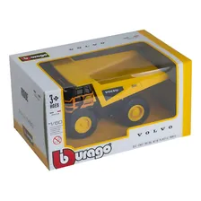 Miniatura Caminhão Volvo R100e Cor Amarelo Foto  mini 1