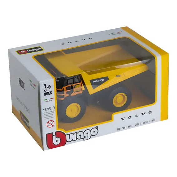 Miniatura Caminhão Volvo R100e Cor Amarelo Foto 1