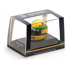 Miniatura Capacete Ayrton Senna Imola 1994 1/8 Minichamps Cor Amarelo Foto mini 2