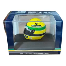 Miniatura Capacete Ayrton Senna Imola 1994 1/8 Minichamps Cor Amarelo Foto mini 3
