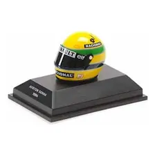 Miniatura Capacete Ayrton Senna Imola 1994 1/8 Minichamps Cor Amarelo Foto mini 1