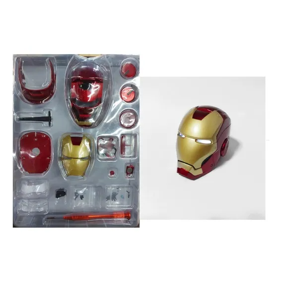 Miniatura Capacete Homem De Ferro Para Montar Mark Iii Foto 1
