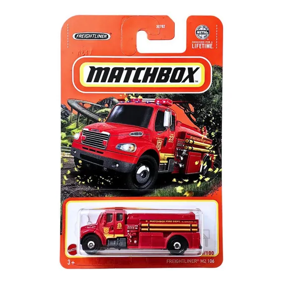 Miniatura Carrinho Bombeiro Matchbox Freightliner M2 106 Cor Matchbox Bombeiro Foto 1