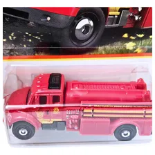 Miniatura Carrinho Bombeiro Matchbox Freightliner M2 106 Cor Matchbox Bombeiro Foto mini 2