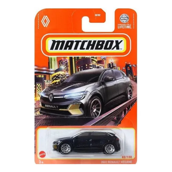 Miniatura Carrinho De Ferro Renault Mégane 2022 Matchbox Foto 1
