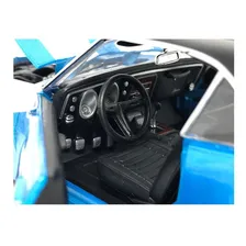 Miniatura Carro Chevrolet Camaro Z/28 Coupe 1968 1:18 Maisto Cor Azul Foto mini 4