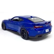 Miniatura Carro Chevrolet Camaro Zl1 2017 Azul 1:24 Maisto Foto mini 4