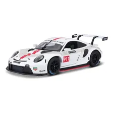 Miniatura Carro Escala 1:24 Porsche 911 Rsr Gt Burago Foto  mini 1