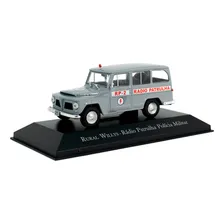 Miniatura Carro Willys Rural Radio Patrulha Edição 6 Foto mini 1