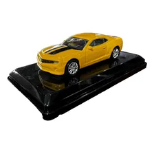 Miniatura Chevrolet Camaro Amarelo Metal 1:64 Foto mini 1