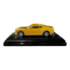 Miniatura Chevrolet Camaro Amarelo Metal 1:64 Foto mini 2