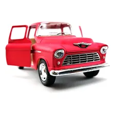Miniatura Chevrolet Chevy Stepside 1955 Fosca Matte 1:32 Met Cor Vermelho Foto  mini 1