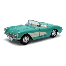 Miniatura Chevrolet Corvette 1957 Verde Maisto 1/24 Foto mini 3