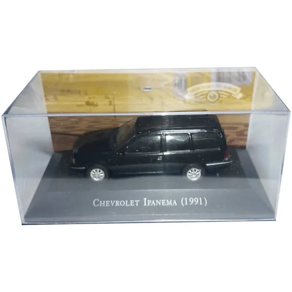Miniatura Chevrolet Ipanema 1991 Carros InesquecÃveis Cor Preto Foto 1