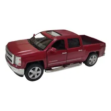 Miniatura Chevrolet Silverado 2014 Ferro 1/46 Coleção Foto mini 1