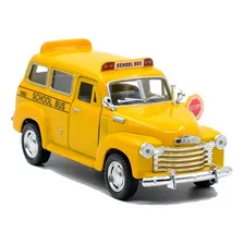 Miniatura Chevrolet Suburban 1950 Escolar Carrinhos Coleção Foto mini  2