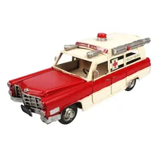 Miniatura Colecionável Carro Ambulância Rescue 1966 Verito Cor Vermelho Foto  mini 1