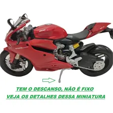 Miniatura Ducati 1199 Panigale 1/12 Maisto Moto Vermelha Foto mini 4