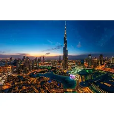 Miniatura Edifício Burj Khalifa Dubai Enfeite Top 20cm Prata Foto mini 4