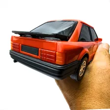 Miniatura Escort Xr3 Ford Anos 80 Coleção Carros Clássicos Cor Vermelho Foto mini 3