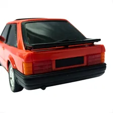 Miniatura Escort Xr3 Ford Anos 80 Coleção Carros Clássicos Cor Vermelho Foto mini 2