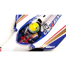 Miniatura F1 Williams Fw16 Senna Gp 1994 1:18 Minichamps Cor Branco Foto mini 4