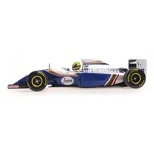 Miniatura F1 Williams Fw16 Senna Gp 1994 1:18 Minichamps Cor Branco Foto mini 3