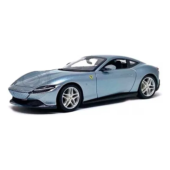 Miniatura Ferrari Roma Prata Burago 1/24 Foto 1