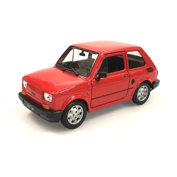 Miniatura Fiat 126 Vermelho Welly 1/21 Foto 1
