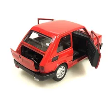 Miniatura Fiat 126 Vermelho Welly 1/21 Foto mini 3