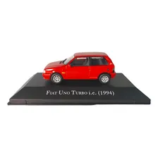 Miniatura Fiat Uno Turbo I.e. 1994 Carros Clássicos Edição 4 Foto mini  2