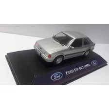 Miniatura Ford Escort 1991 - Customizada Cor Prata Foto  mini 1
