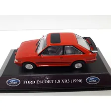 Miniatura Ford Escort Xr3 1989 A 1991 - Customizada Cor Vermelho Foto mini  2