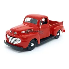 Miniatura Ford F-1 Pickup 1948 Vermelho Maisto 1/25 Foto  mini 1