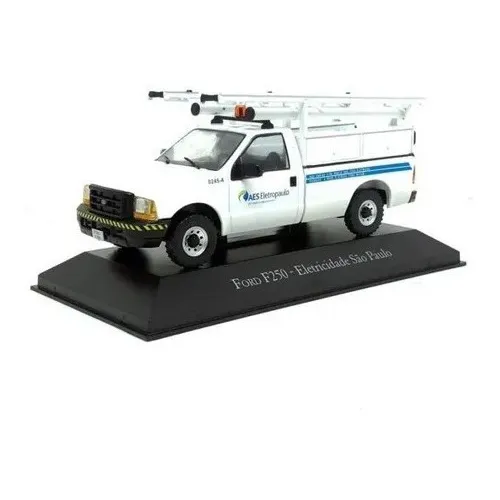 Miniatura Ford F-250 Aes Eletropaulo - Ed. 39 Cor Branco Foto 1
