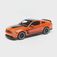 Miniatura Ford Mustang Boss 302 1:24 Laranja Maisto Maisto Foto mini 1