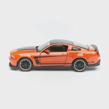 Miniatura Ford Mustang Boss 302 1:24 Laranja Maisto Maisto Foto mini 2