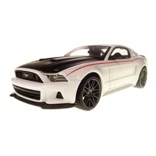 Miniatura Ford Mustang Street Racer 2014 Branco Maisto 1/24 Foto mini 1