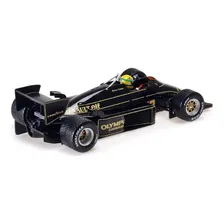 Miniatura Fórmula 1 Lotus 1985 Ayrton Senna 1:18 Minichamps Cor Preto Foto mini  2
